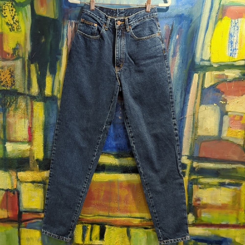 VINTAGE Pepe Jeans London high-waisted, tapered-leg denim jeans - Picture 4 of 12